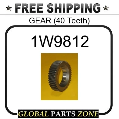 1W9812 - GEAR (40 Teeth) 4M9933 7N4525 for Caterpillar (CAT) | eBay 