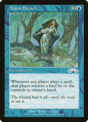 Magic MTG Tradingcard Exodus 1998 Mana Breach 38/143