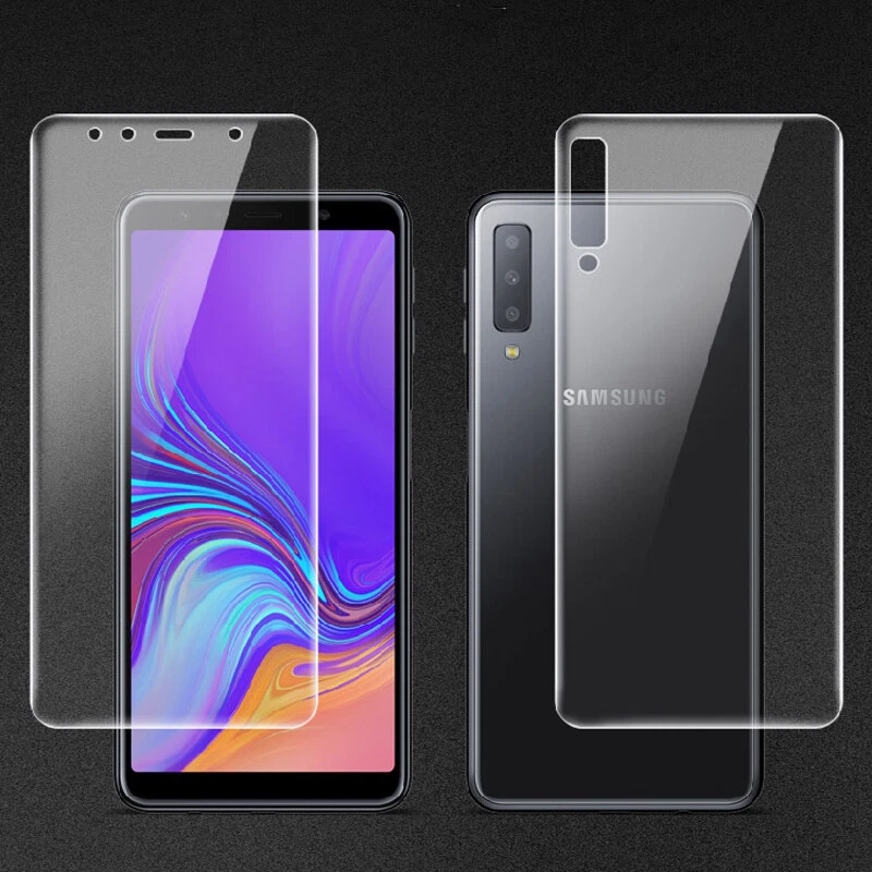 Protector de pantalla frontal trasero película de hidrogel suave para Samsung Galaxy A20 M30S A80 Foto 2 de 4