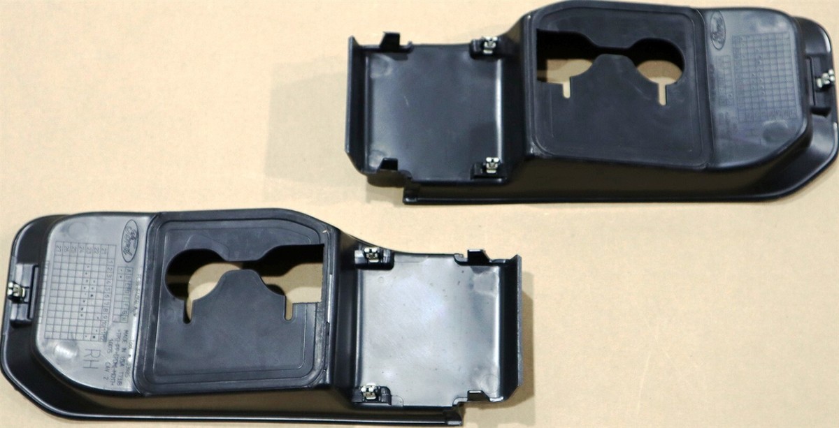 OEM Front Bumper Tow Hook Covers Pair 23-25 Super Duty PC3Z8310AA 