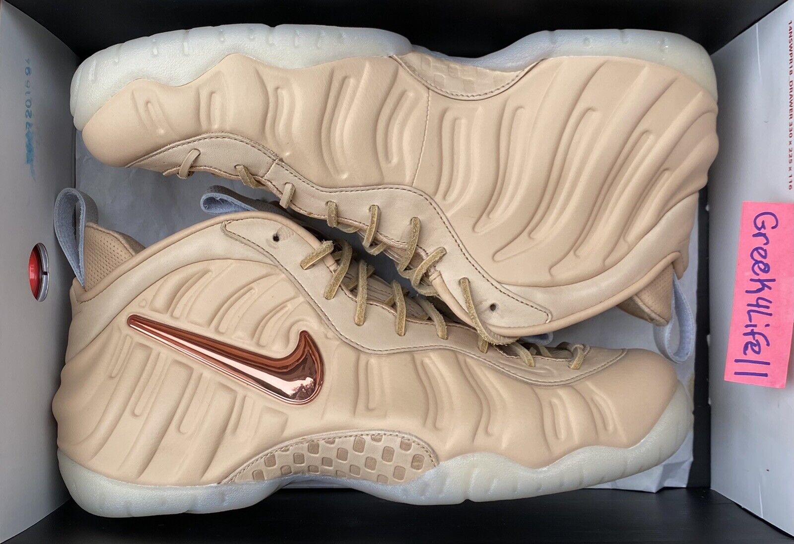 Nike Air Foamposite Pro 'Vachetta Tan & Rose Gold'. Nike SNKRS GB