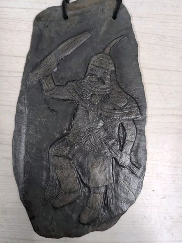 Vintage Signed Kathryn White Eagle-Native American Indian Art Slate Carving Rare - 第 1/6 張圖片