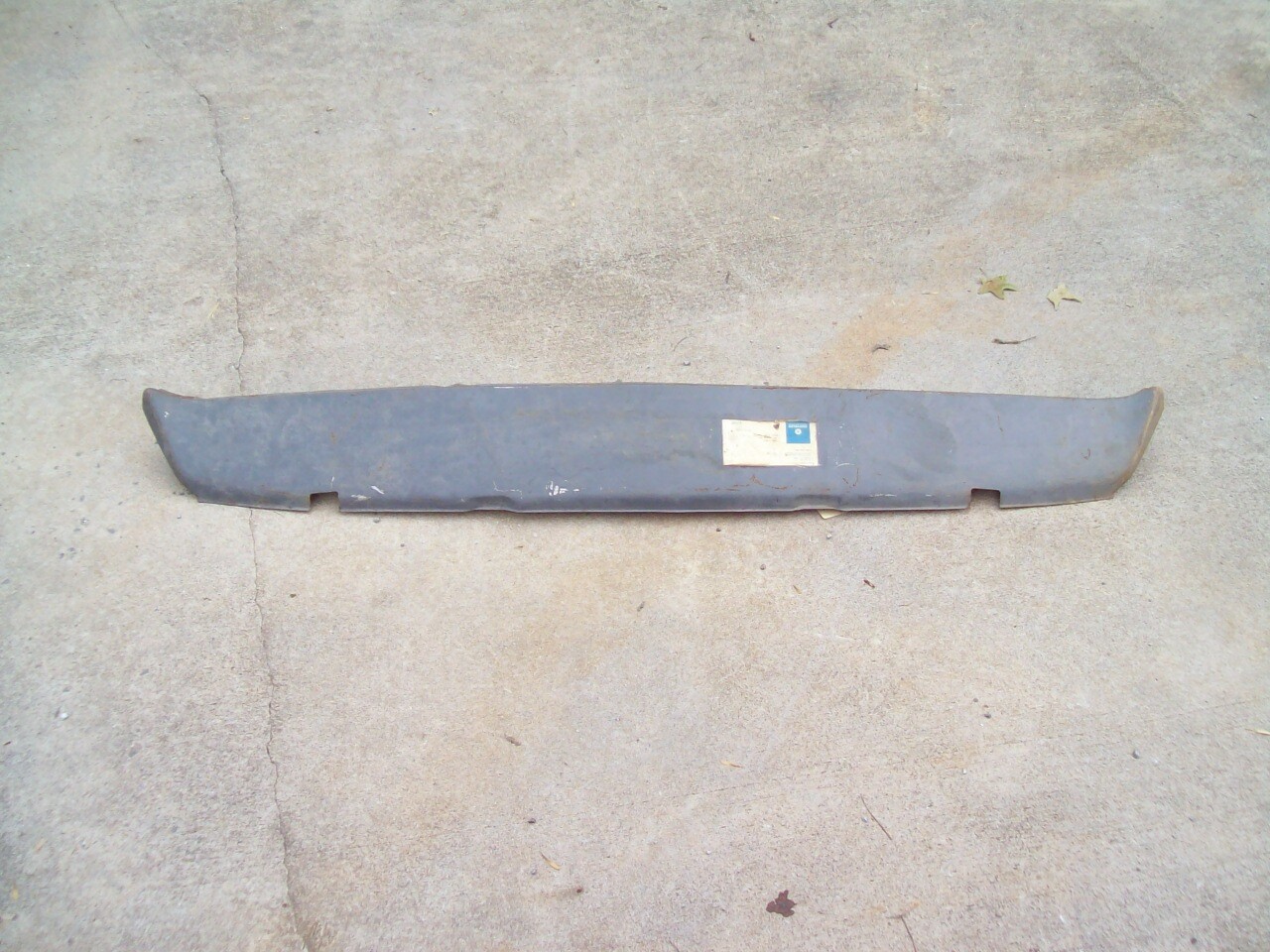 NOS Mopar 1971 1972 Dodge Charger Rear Valance Pan Splash Shield  