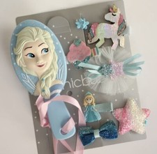 Frozen Girls Hair Accessories Gift Set Hair Bands Hair Clips Hair Comb Bow