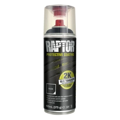 RAPTOR 2K SCHUTZBESCHICHTUNG AEROSOL SCHWARZ *SPRAY* *SCHWARZ* 400ML NEUE BETTWÄSCHE