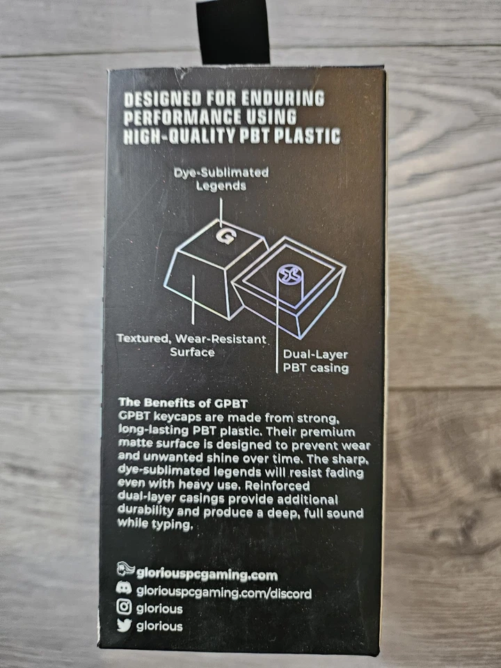 Glorious Premium GPBT Keycaps 115 PBT keycaps ISO GERMAN layout Caribbean Ocean - Image 3 of 4