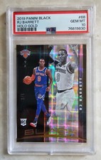 🔥2019 Panini Black NBA #68 RJ Barrett Holo Gold RC /5 PSA 10 Pop 1 Clean Case📈