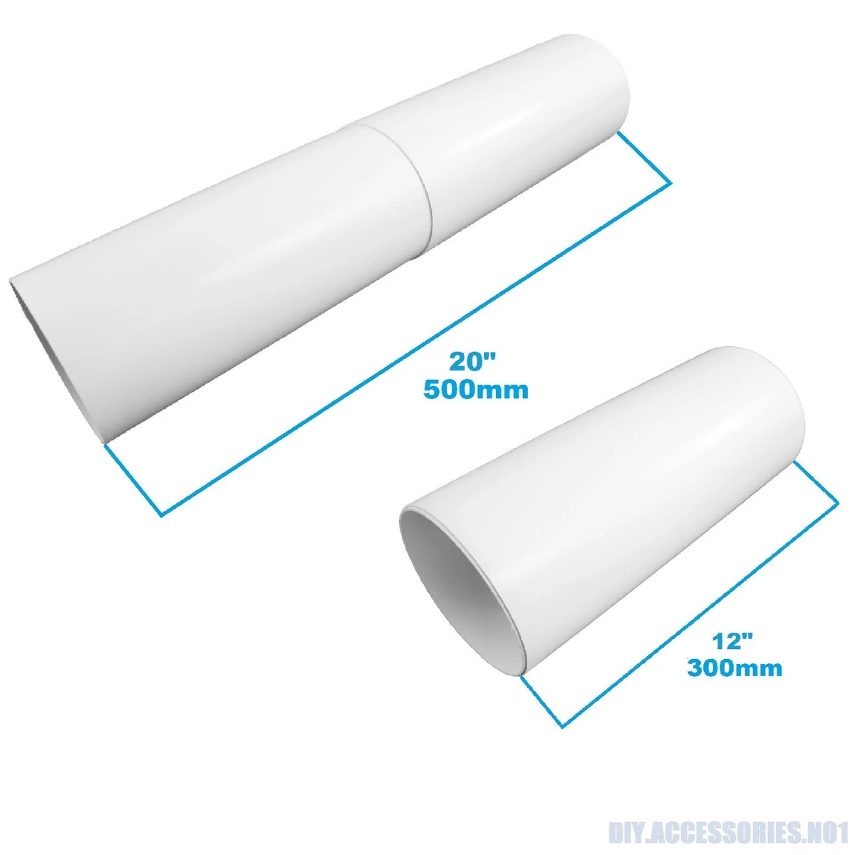 100mm 4 Extendable Plastic Duct Round Tube Ducting Solid Pipe Ventilation  Fan 5060741452112 | eBay
