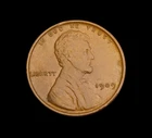 1909 VDB Lincoln Wheat Cent AU