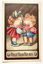 1911 Antique Kids Postcard Children Kute Kiddies Series 639