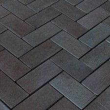 Pflasterklinker Dresden 20x10x5,2 cm anthrazit braun Klinkerpflaster Pflaster