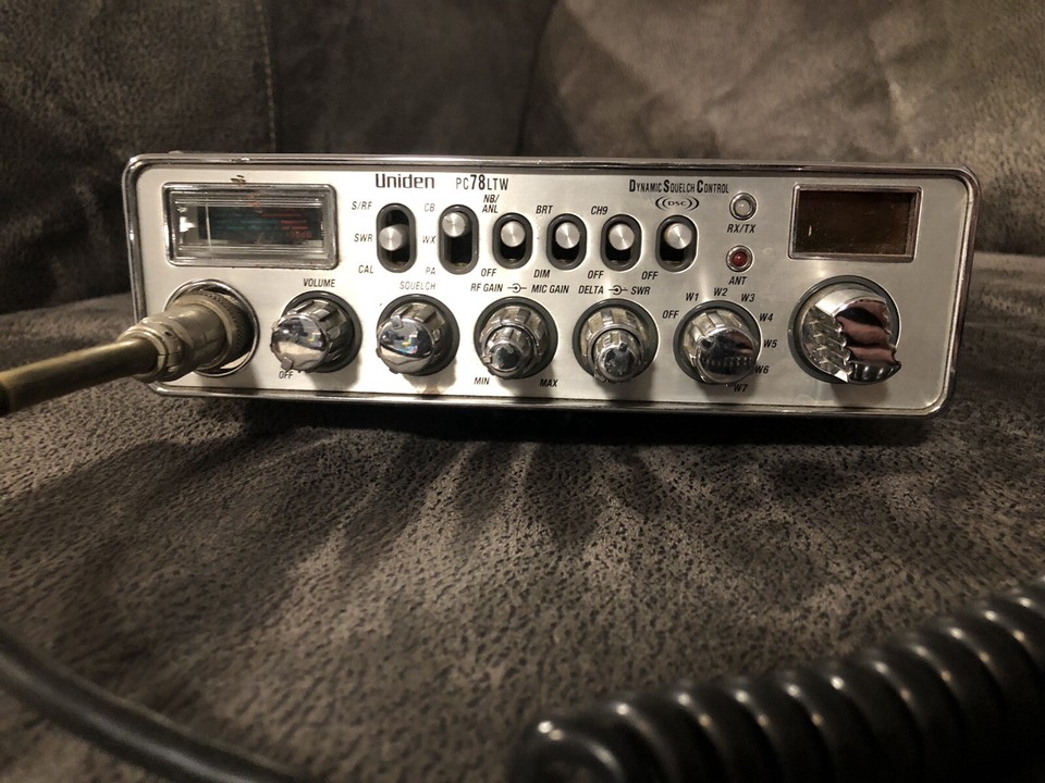 Uniden 40Channel Trucker CB Radio & BearCat Mic Tested 50633550823 eBay