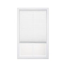 DEZ FURNISHINGS Cordless 1" Light Filtering Cellular Shade, 43.5"W x 72"H, White