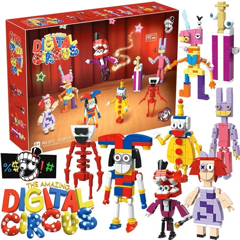 New Digital Circus Puzzle Building Children Boy Girl Toys Blocks