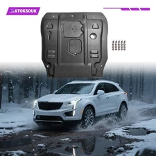 Engine Splash Shield For Cadillac XT5 2017-2019 Heavy Skid Plate W/Service Hole