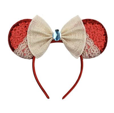 Disney inspiriert Moana Pailletten Mickey Mouse Ohren Stirnband