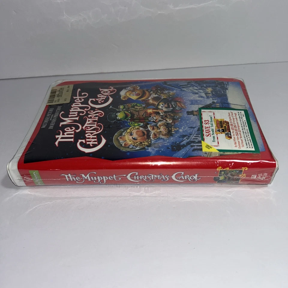 Видеокассета Walt Disney Pictures The Muppet Christmas Carol - запечатанная новая - Изображение 3 из 4