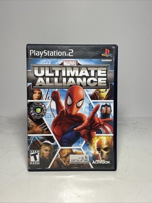 Marvel Ultimate Alliance (Sony PlayStation 2 PS2, 2006)Cib With Manual
