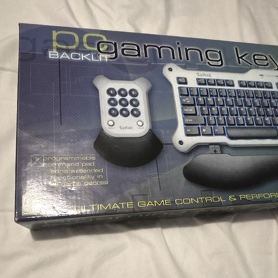 Vintage Saitek PC Gaming Keyboard PZ08A - NEW OLD STOCK (Inner Plastic Sealed)