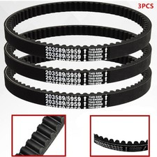 3Pc 30 series go kart cogged torque converter drive belt 203589-3 for comet 5959