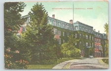 Postcard Bradford Academy Haverhill Massachusetts