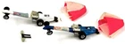 🚨 1971  Hot Wheels Fuel Dragster Blue Mongoose + White Snake Redline w/ chute