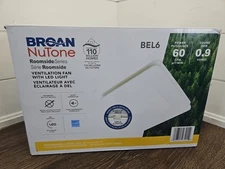 Broan-NuTone Roomside Series 60 CFM 0.9 Sones Bathroom Exhaust Fan w/ LED light