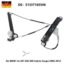 Elektrischer Fensterheber vorne R f�r BMW 1er E81 E82 E88 Cabrio Coupe 2006-2012