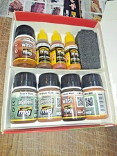 Ammo by Mig Jimenez SUPER PACK RUST EFFECTS #7805  """some partially used"""