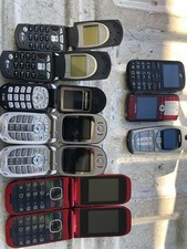 Lotto di 7 flip phone vintage e vari cellulari - non testati -