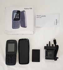 New Nokia 106 4G Unlocked Dual SIM Phone Big Buttons LED Torch Burner UK Seller