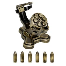 DND Bullet Nest Dice Set with Revolver Dice Cylinder Dice Fidget Spinne-Spinn...