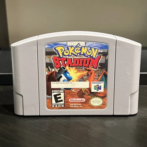 Pokemon Stadium (64, 2000) - Pokemon Battle Video Games N64 Video Game Cart Game