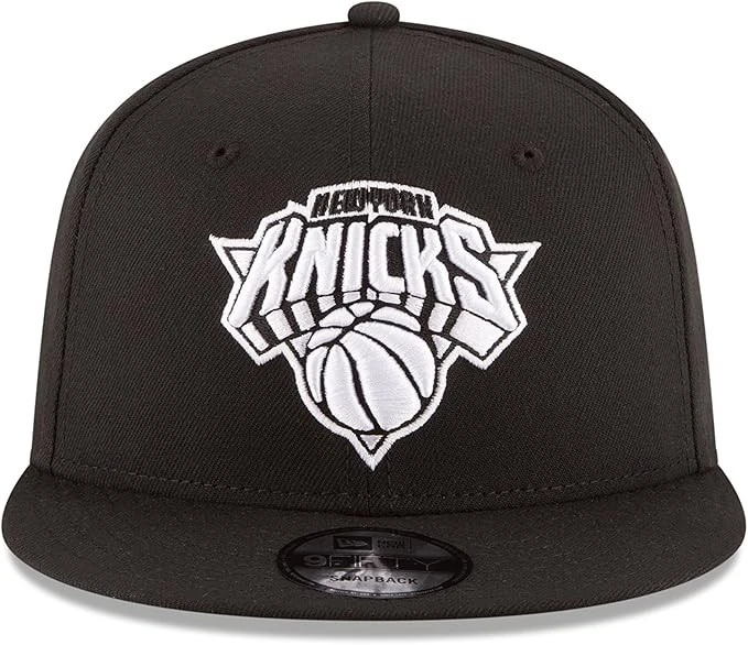 New Era 9Fifty NBA New York Knicks Black & White Basic Snapback Adjustable Hat - Image 3 of 4
