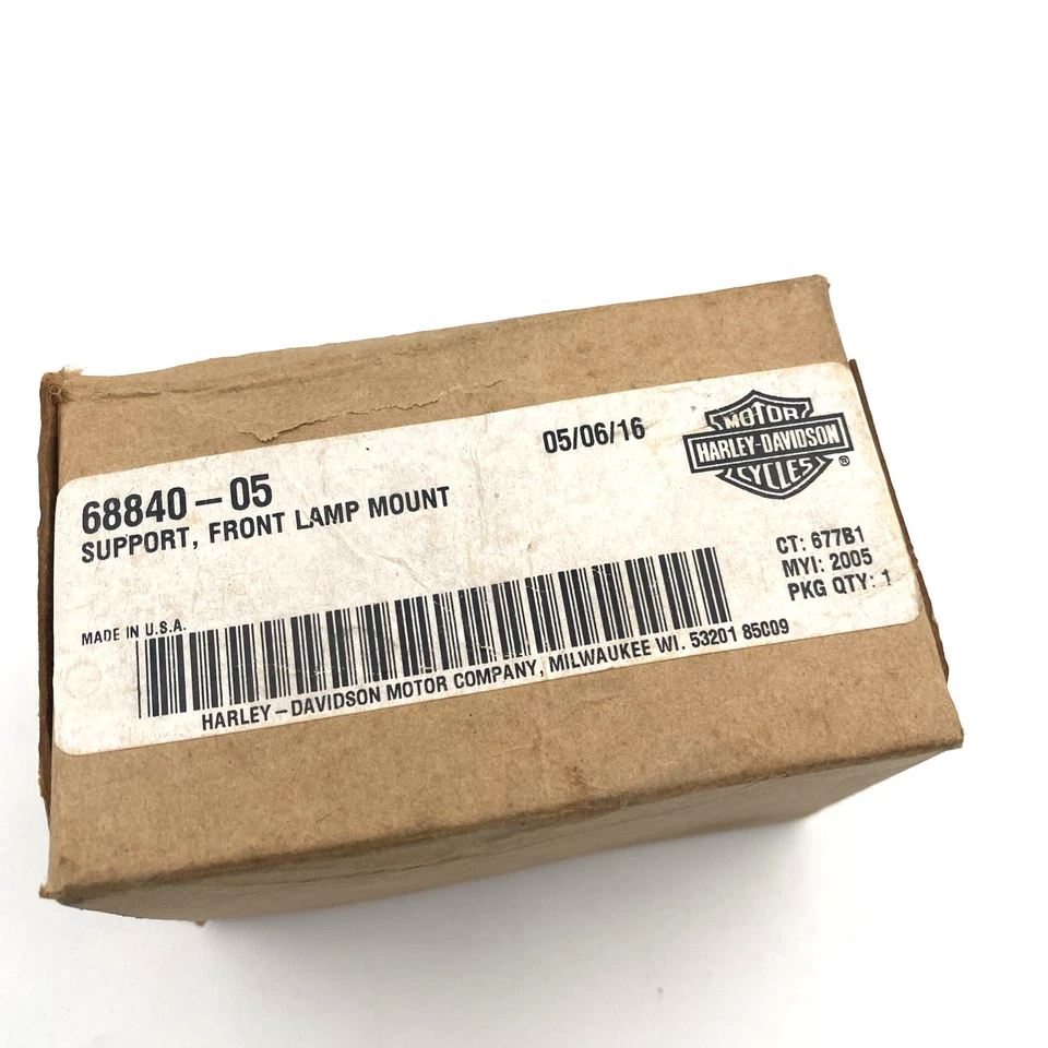 oem Harley 68840-05 Chrome Front Turn Signal Mount Standoff 05-17 Softail Deluxe - Image 2 of 4