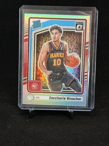 2024-25 Panini Donruss Optic Rated Rookie Zaccharie Risacher #268 Holo Prizm RC