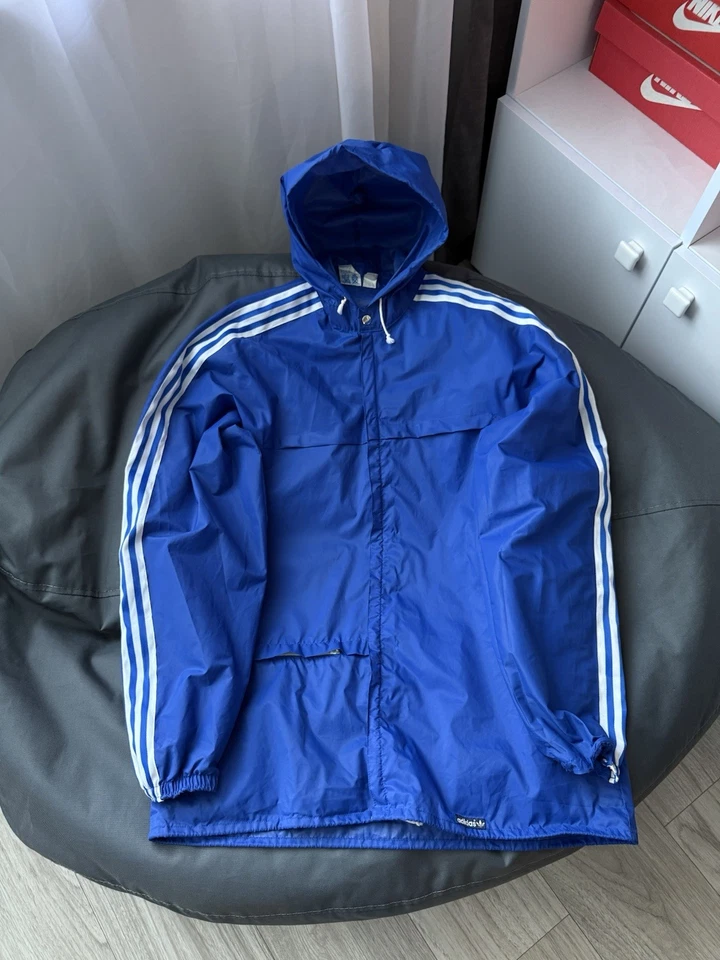 ADIDAS VINTAGE TRACKSUIT 90s ORIGINAL NYLON PANTS SIZE L JACKET SIZE M - Image 2 of 4