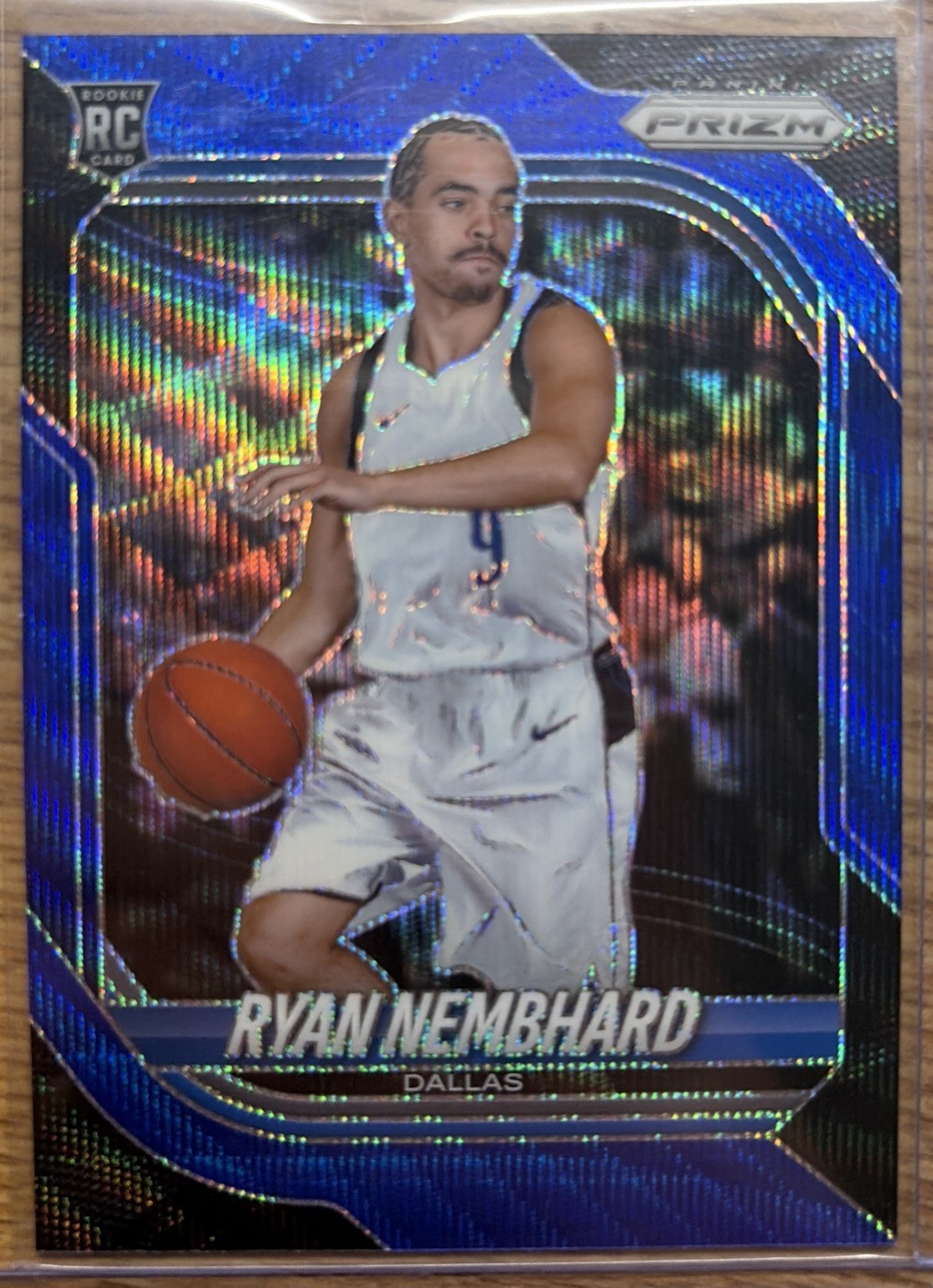 Ryan Nembhard Blue Wave /249 Prizm 2026 Mavericks
