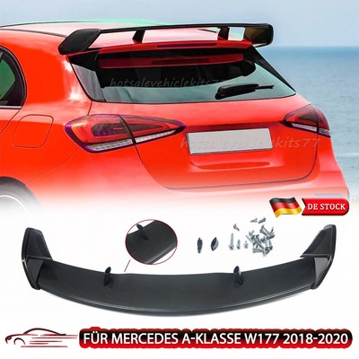 Für Mercedes A-Klasse W177 2018-2020 Sport Dachspoiler Heckspoiler Carbon Fiber