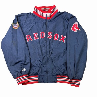 Vintage Majestic Authentic Boston Red Sox Full Zip Dugout Jacket