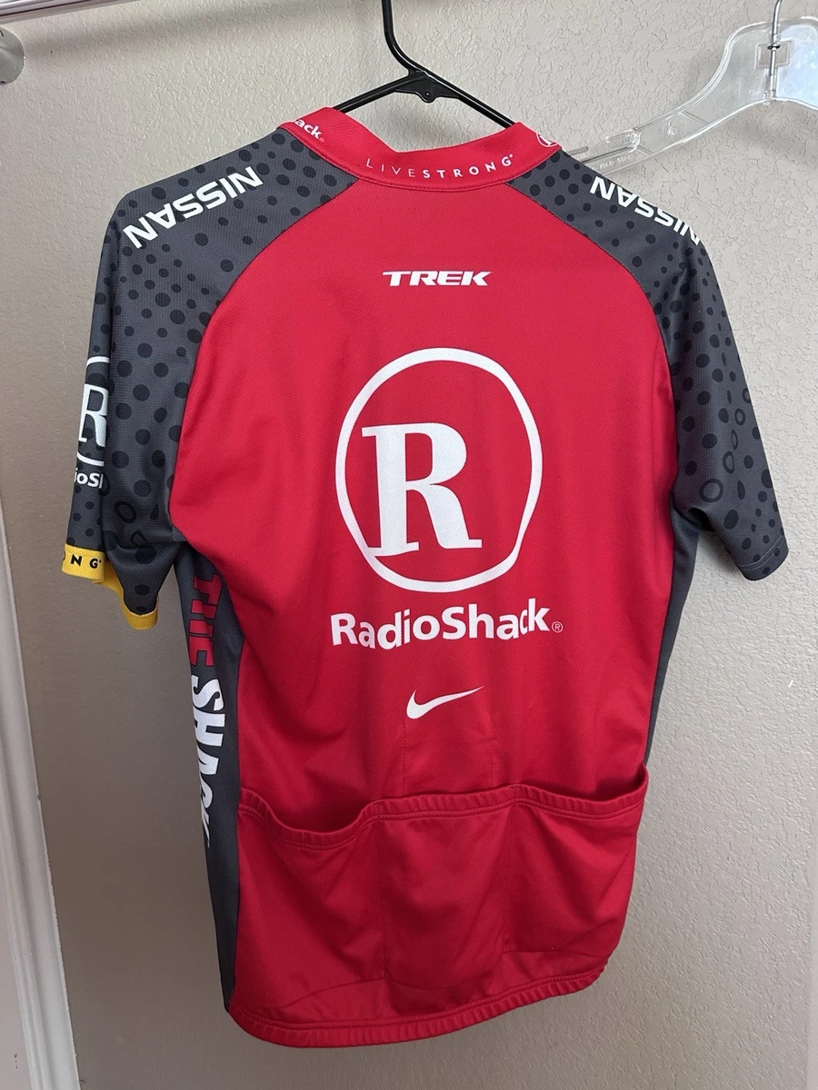 Maillot Cycliste Bontrager RadioShack Nissan Livestrong, Blanc/jaune/noir, Taille L