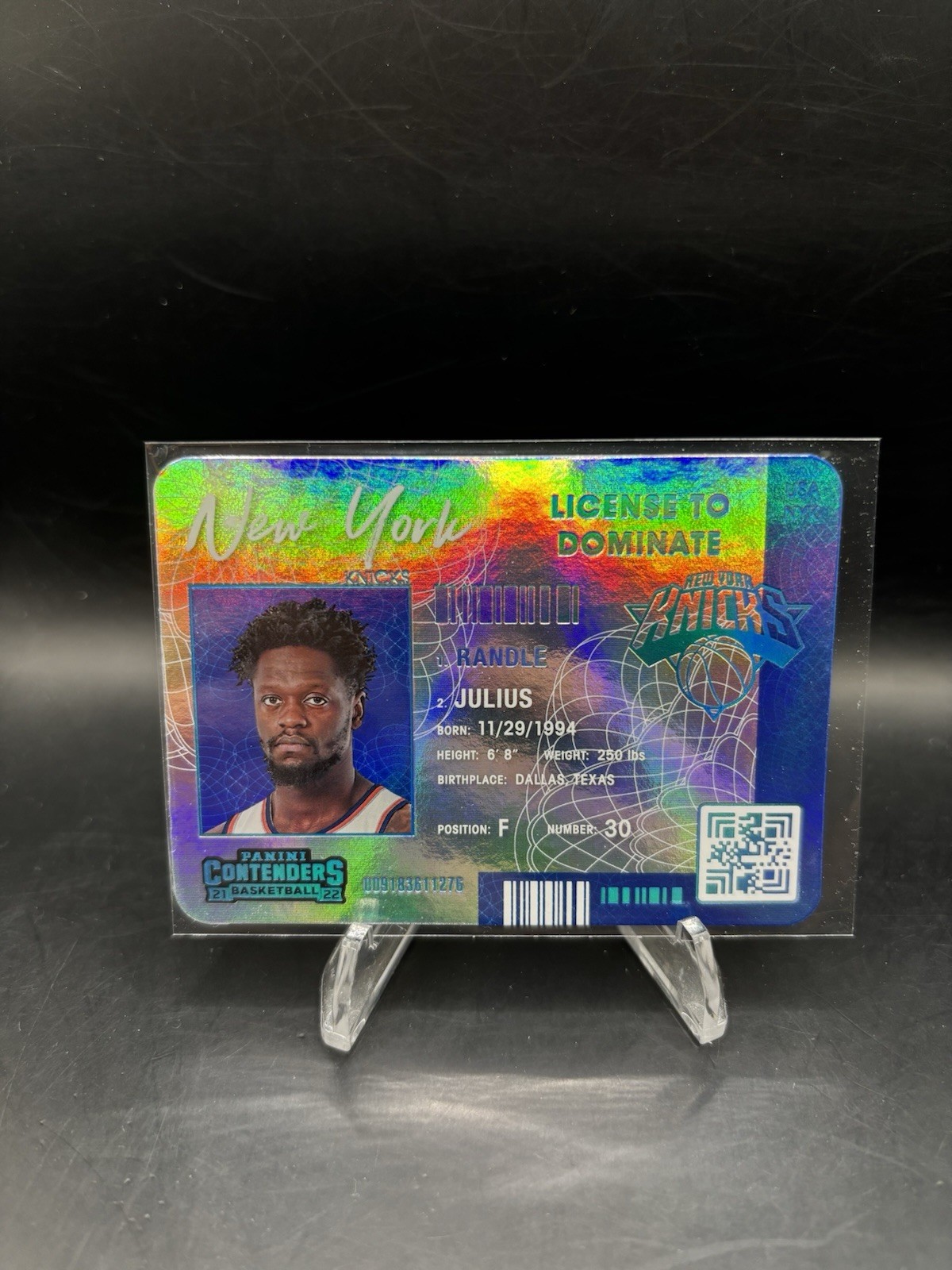 2021 Julius Randle License To Dominate SSP Contenders 
