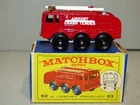 Matchbox Lesney 63 Foamite Airport Crash Tender red, white plastic springs
