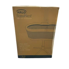HALO BassiNest Swivel Sleeper 3.0 Gray Baby Bassinet Model 4792