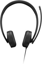 Lenovo USB-A Wired Stereo Headset for PC/Laptop, AI Noise Canceling via APP, 140