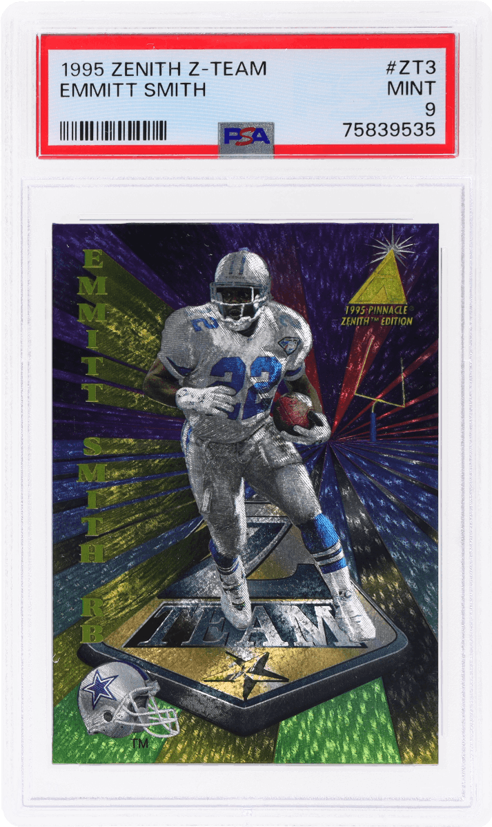 1995 Zenith Emmitt Smith Z-Team #ZT3 PSA 9 | eBay