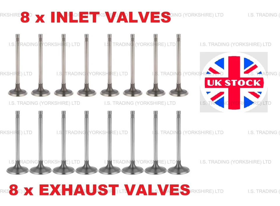 FOR MINI COOPER MINI COOPER S JCW 1.6 16V N12 N14 N16 N18 INLET & EXHAUST VALVES - Image 2 of 2