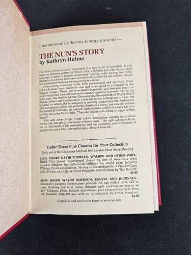 The Nun’s Story By Kathryn Holme International Collectors Library 1956 - Imagen 3 de 7