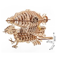 Eco Wood Art - Holz Modellbau Skylord Luftschiff 388 Teile