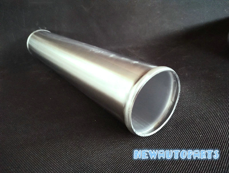 Tubo intercooler turbo de aluminio recto OD:57 mm/2,25" 0 grados L:600 mm  Foto 2 de 4